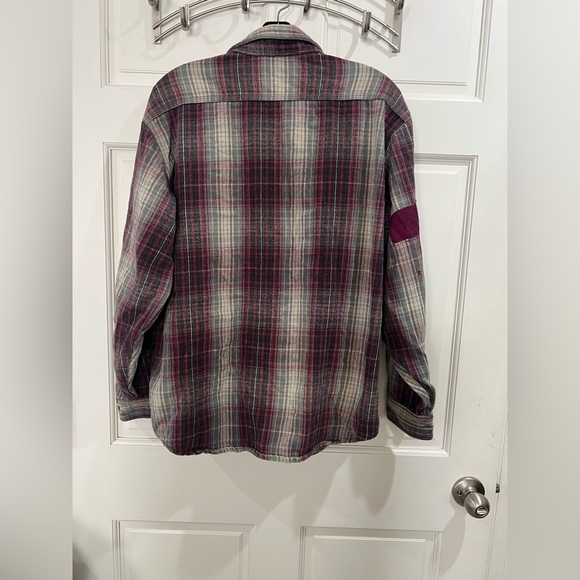 Vintage Rugged Outdoor Carhartt Plaid Button Down XL Union Made in USA - Picture 3 of 6